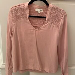 Cloth and stone pink blouse